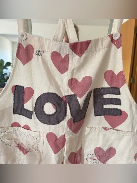 MAGNOLIA PEARL LOVE Heart Overalls - Picture 2 of 6